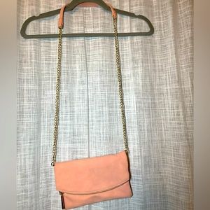 Pink and gold Charming Charlie’s Purse